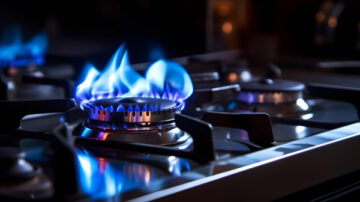 ガスの火