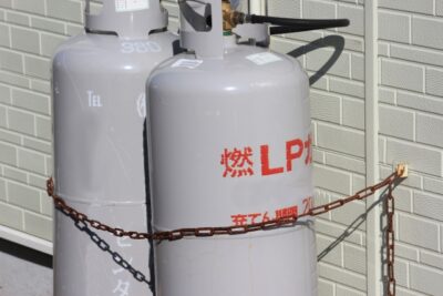 プロパンガスであること